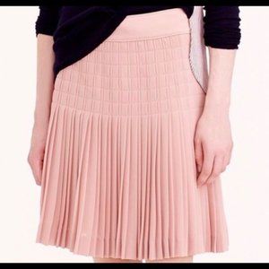 Blush Pink J.Crew Pleated Skirt - Sz 8 NWT